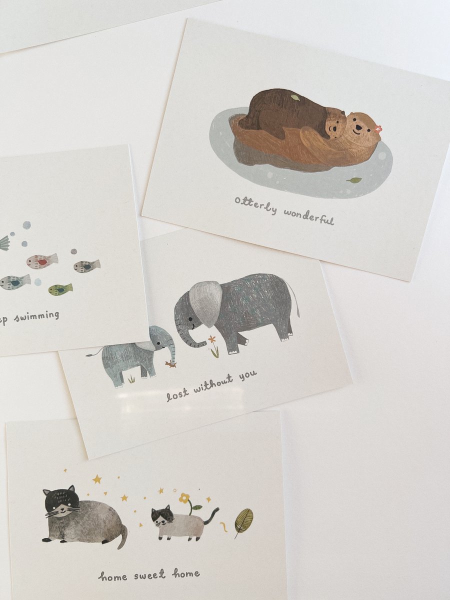 A Little Home Postcard Set of 5