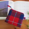 SALE Blue Galloway Tartan Purse