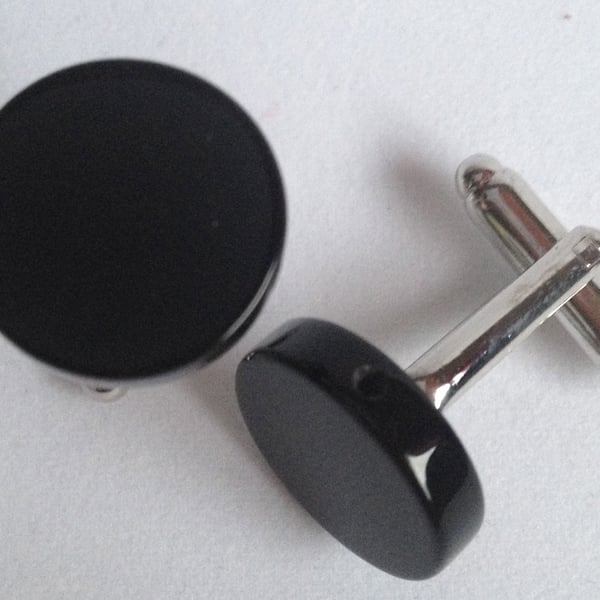Onyx cufflinks