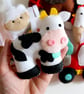 Make Your Own felt Farmyard Garland Kit. Sewing pattern. - Image 5