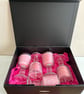 Set of Five Soy Wax Candles in Glasses -  Sugared Almond Scent - Image 8