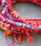 Arty Dreads for Long Hair (mainly pinks with a mini granny square) - Image 5