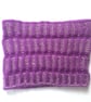 Lilac Mohair Hand knit cowl - Image 3
