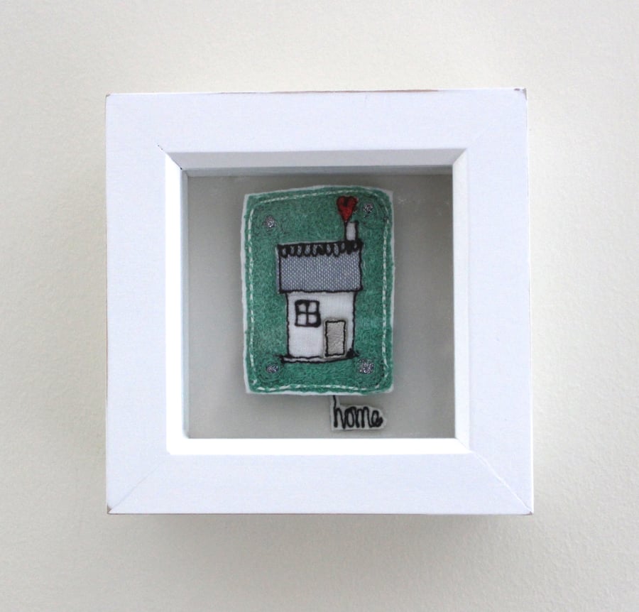 'Home Sweet Home' 2 - Framed Textile