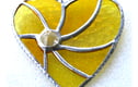 Stained Glass Suncatchers Hearts Love