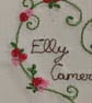 Personalised Valentine's Card with Embroidered Botanical Heart and Names - Image 5