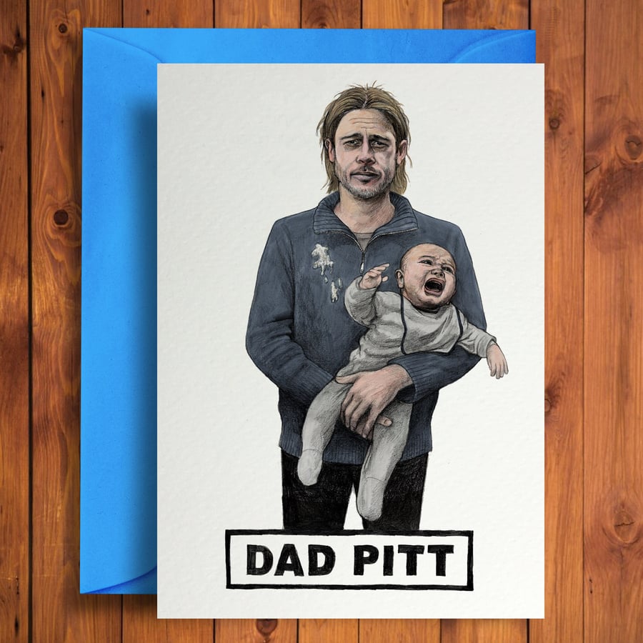 Dad Pitt - Funny Birthday Card