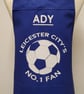 Medium personalised Football No.1 Fan Apron: Championship team colors - Image 5