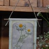 Chamomile Daisy - Mauve Screen Printed Hanger 