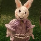 Hand Knitted Mini Bunny - Prue