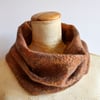 Felted reversible cowl - golden autumnals