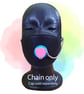 Pansexual pride SIP valve keeper - CHAIN ONLY - Image 2