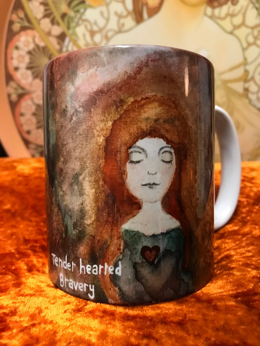 Mug "Tender hearted bravery"