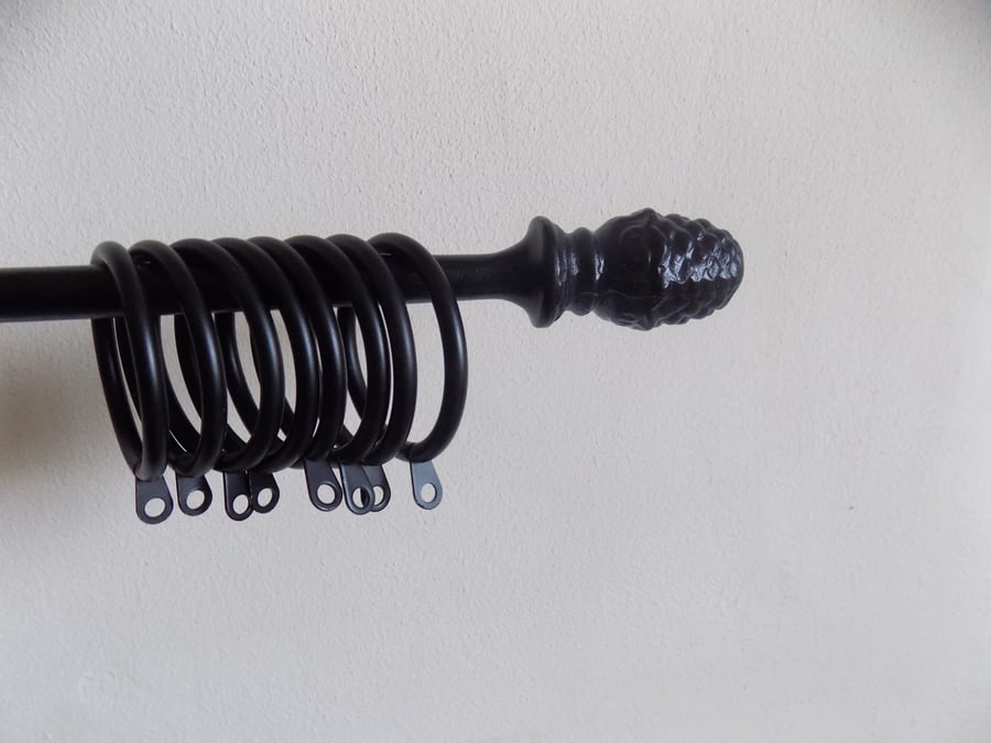 Curtain Pole Set........................Wrought iron (Forged Steel) Hand Crafted