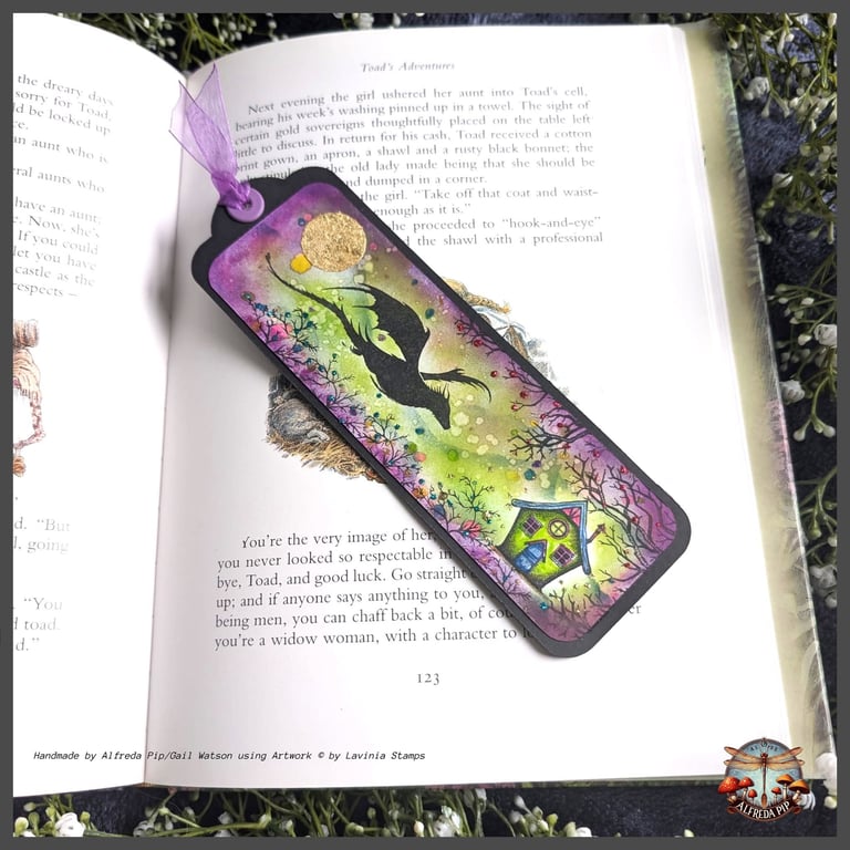 Enchanted Realms themed handcrafted Bookmarks Soaring the Sky's