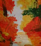  Painting pallet knife .River path - Image 2