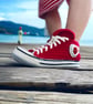Blue Crochet Sneakers Slipper Socks  - Image 5