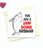 Jaws Shark Husband card for a Birthday, Anniversary or Valentines  Day - Image 2