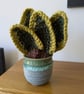 Handmade Crochet Snake Plant