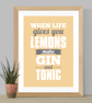 Make Gin and Tonic Print - Image 1