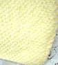 Girl's Knitted White Textured Cardigan with Yellow Daisy Embellishments - Image 3