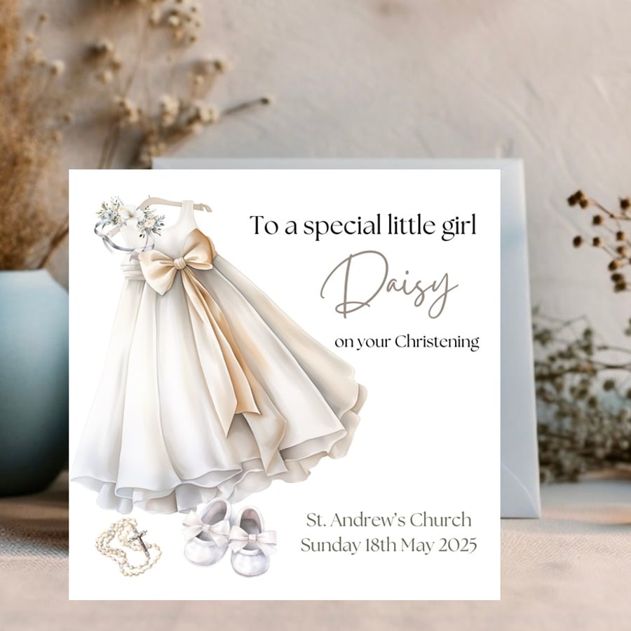 Personalised Christening-Baptism - Christening Gown