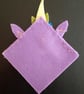 Purple Unicorn Corner Bookmark - Image 3