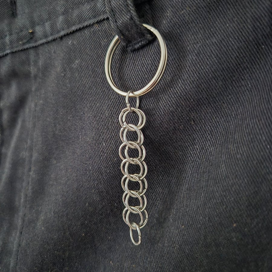 Half Persian Chainmaille Keyring