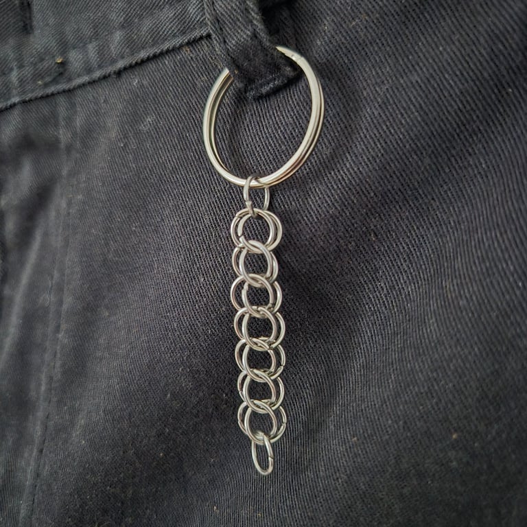 Half Persian Chainmaille Keyring