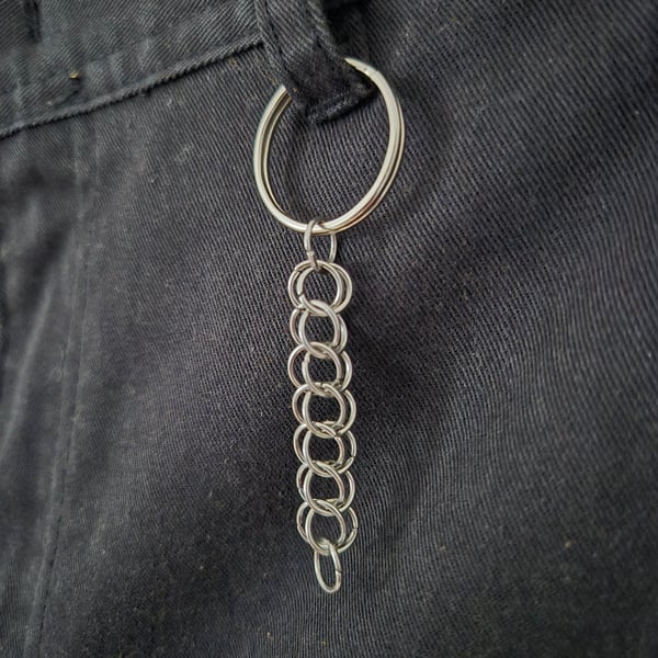 Half Persian Chainmaille Keyring