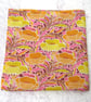 Liberty print handkerchief,  Poppy Canopy