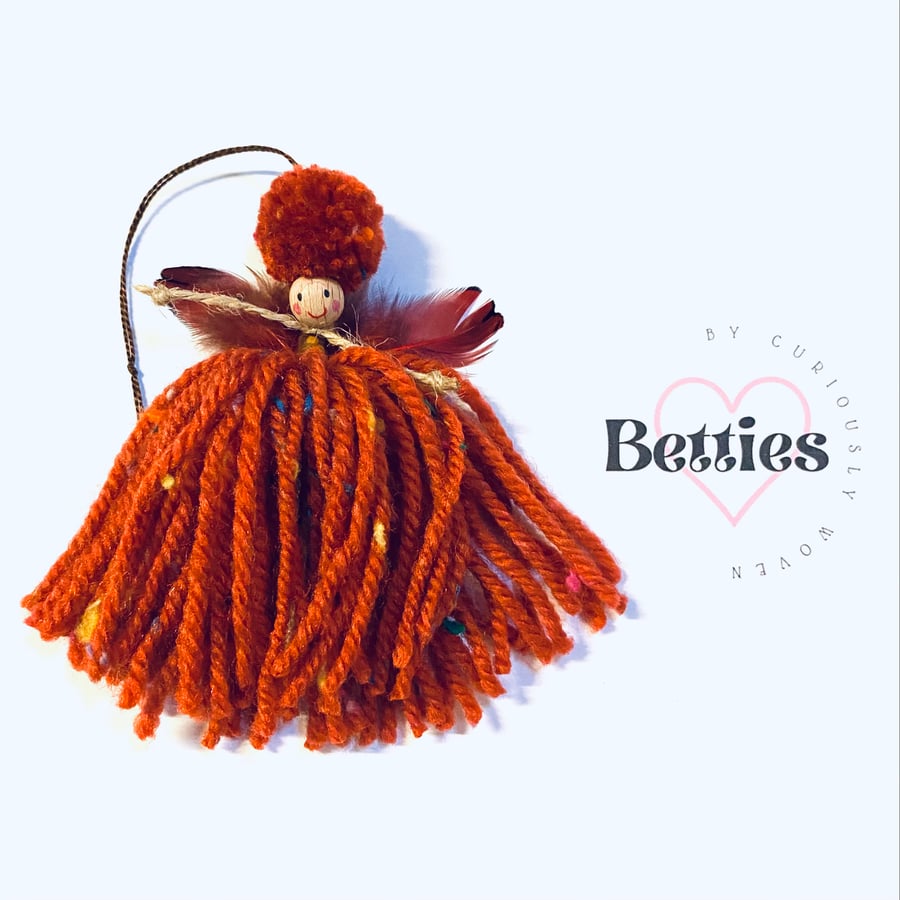  Mini Fairy Hanging Decoration - Autumn Leaf Betty