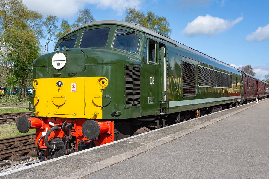 Diesel locomotive D8 Penyghent print
