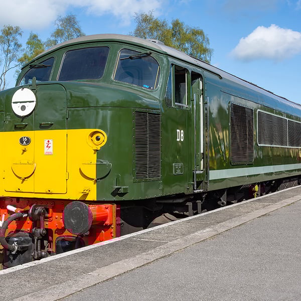 Diesel locomotive D8 Penyghent print