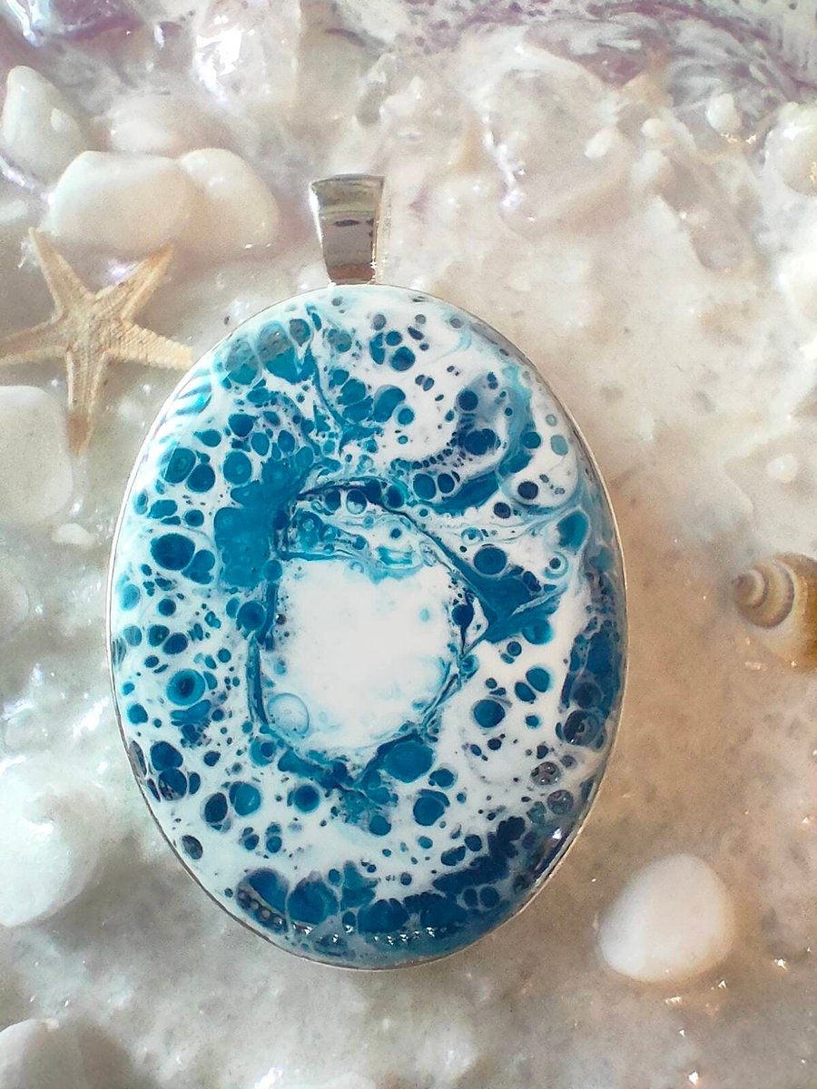 Blue Water Theme Pendant