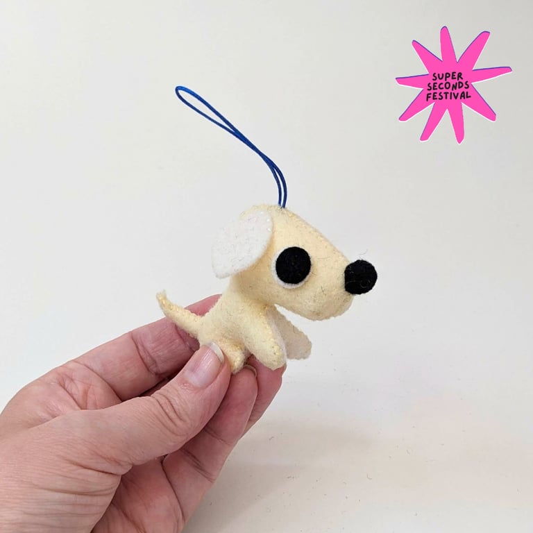 Yellow Doggy - Hanging Decoration - Super Seconds Festival