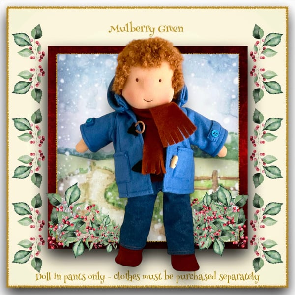 Mo Morris - a handcrafted Mulberry Green Doll