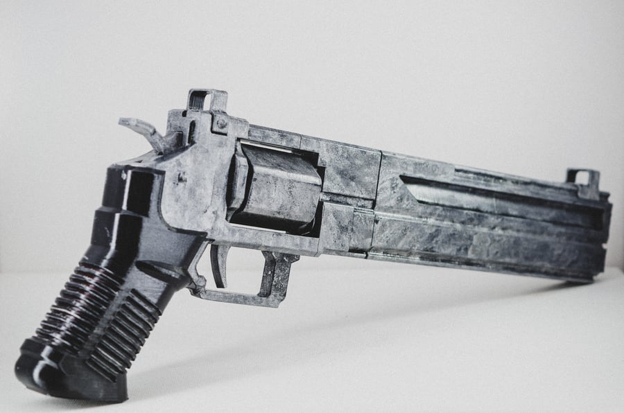 Helldivers 2 - P-4 Senator Revolver - Hand Painted - Prop or Cosplay