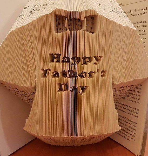 Father's Day, COMBI Book folding Pattern - EMAILED PDF PATTERN