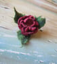 Handmade Felted Wool Brooch
