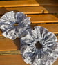 XXL Ditsy Floral Scrunchies, Frill Ruffle Scrunchies, Oversized Scrunchies - Image 4