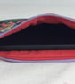 Liberty fabric zip pouch to fit larger phones, floral makeup pouch, pencil case, - Image 3
