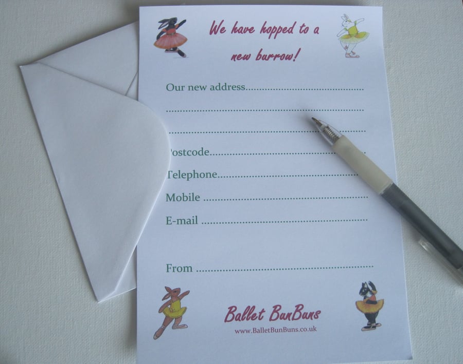 New Address Paper JUST ONE PACK LEFT!
