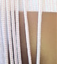 White and cream beaded trim braid, 3 metres - Image 1