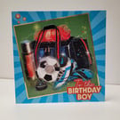 Football Birthday Card for Boys - To The Birthday Boy Sporty Children Kids Teens