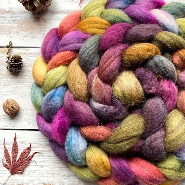 Bundle Spinning Fibre 240g Brambleberries