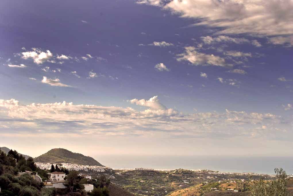 Frigiliana Andalusia Costa Del Sol Spain 18"x12" Print