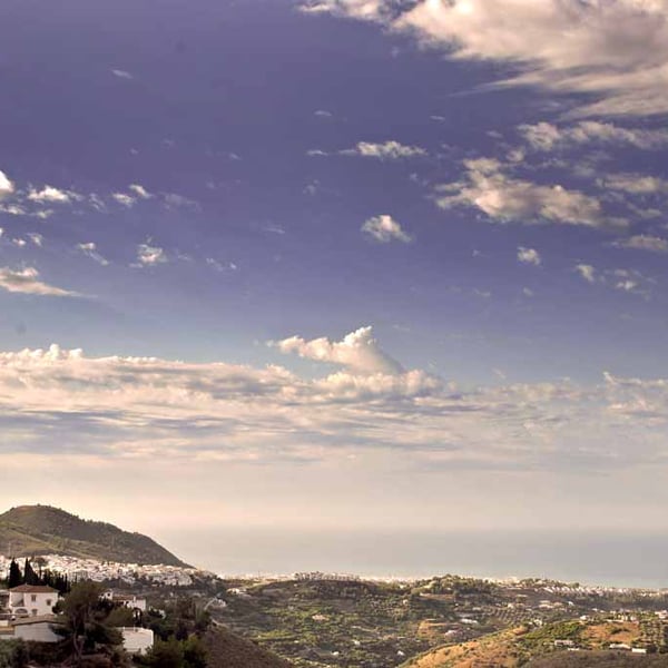 Frigiliana Andalusia Costa Del Sol Spain 18"x12" Print