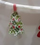 Christmas tree fabric bunting - Image 3