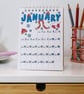 2027 Mini Desk Calendar with Journal Prompts - Image 2